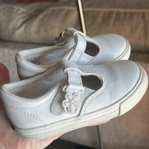SOLD Keds White Leather Daphne Mary Jane Sneaker, toddler size 7.5